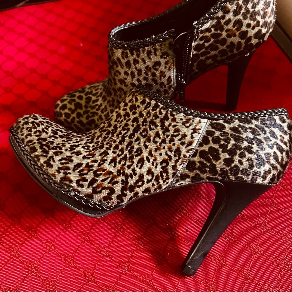 Gray Leopard Booties - Picture 14 of 15